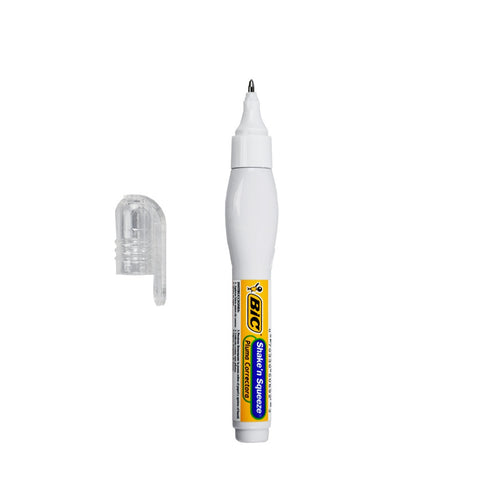 Corrector en pluma Bic Shake and Squeeze de 8 ml.