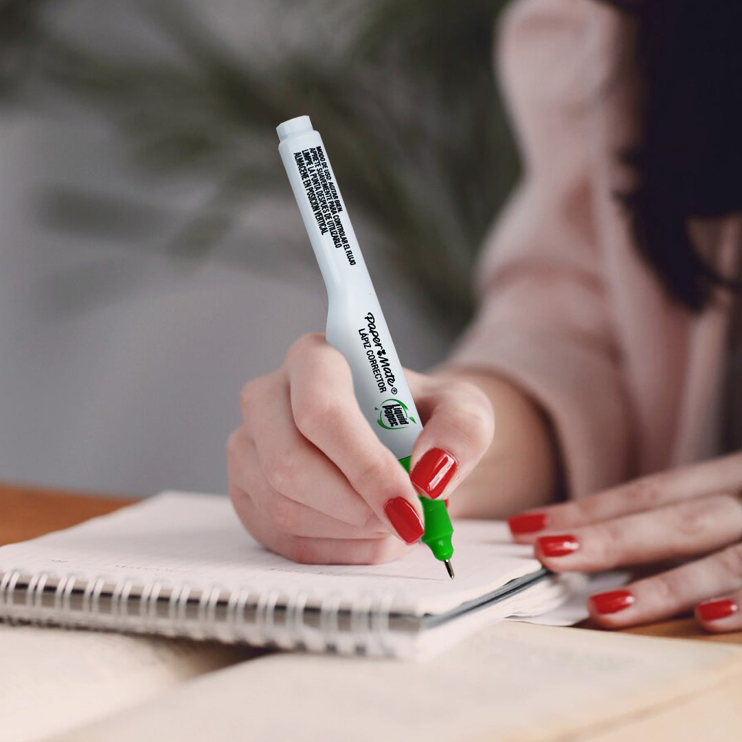 Corrector Lápiz Papermate Tipo Pluma Líquido de 7 ml.