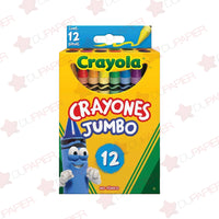 CRAYÓN JUMBO CON 12 PIEZAS 52-0312 COLORES SURTIDOS