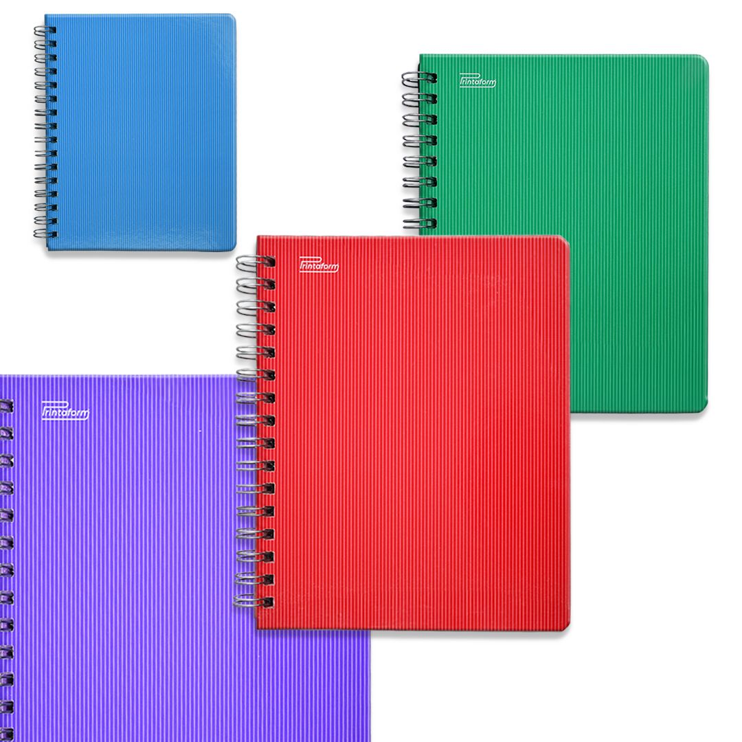 CUADERNO FORMA FRANCESA PRINTAFORM ESPIRAL 100 HOJAS PASTA DURA