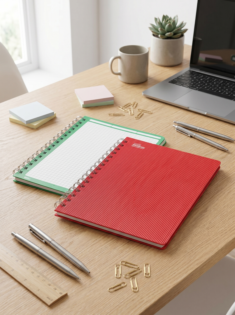 CUADERNO FORMA FRANCESA PRINTAFORM ESPIRAL 100 HOJAS PASTA DURA