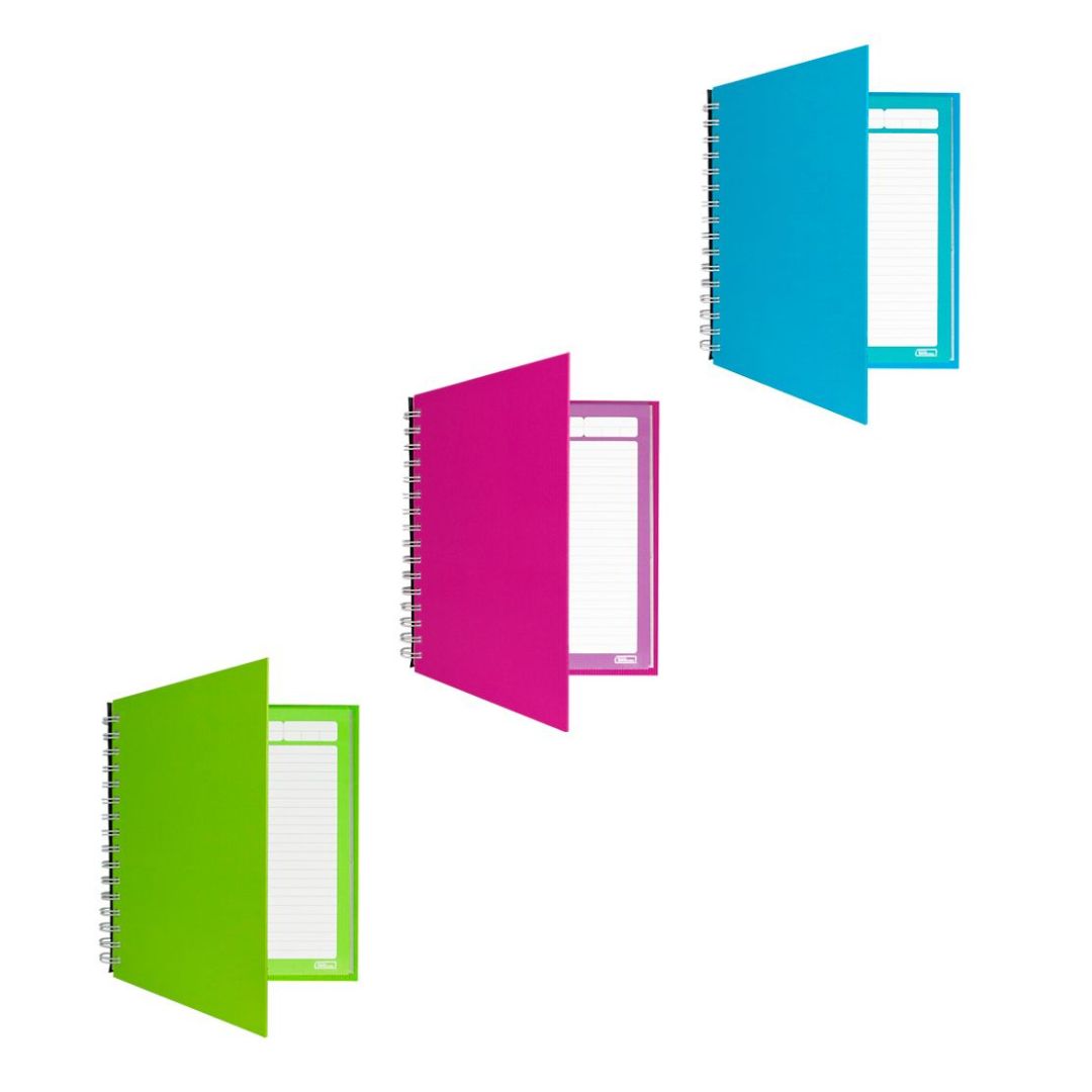CUADERNO FORMA FRANCESA PRINTAFORM ESPIRAL 100 HOJAS PASTA DURA