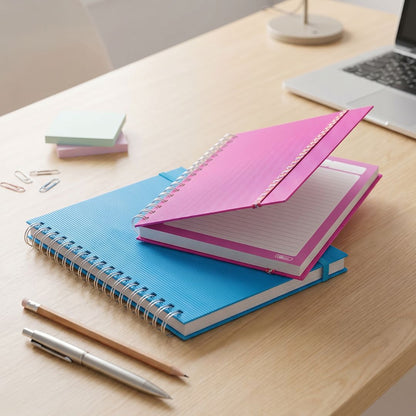 CUADERNO FORMA FRANCESA PRINTAFORM ESPIRAL 100 HOJAS PASTA DURA