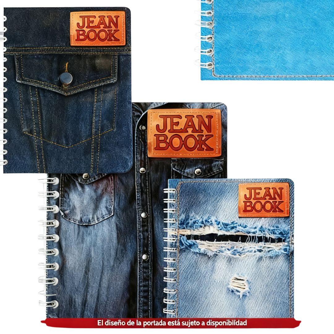 CUADERNO FORMA FRANCESA NORMA JEAN BOOK ESPIRAL 100 HOJAS