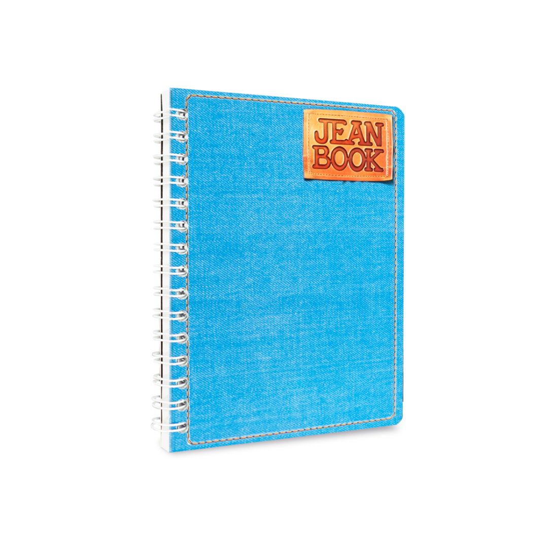 CUADERNO FORMA FRANCESA NORMA JEAN BOOK ESPIRAL 100 HOJAS