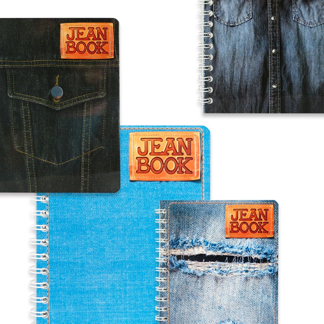 CUADERNO FORMA FRANCESA NORMA JEAN BOOK ESPIRAL 100 HOJAS
