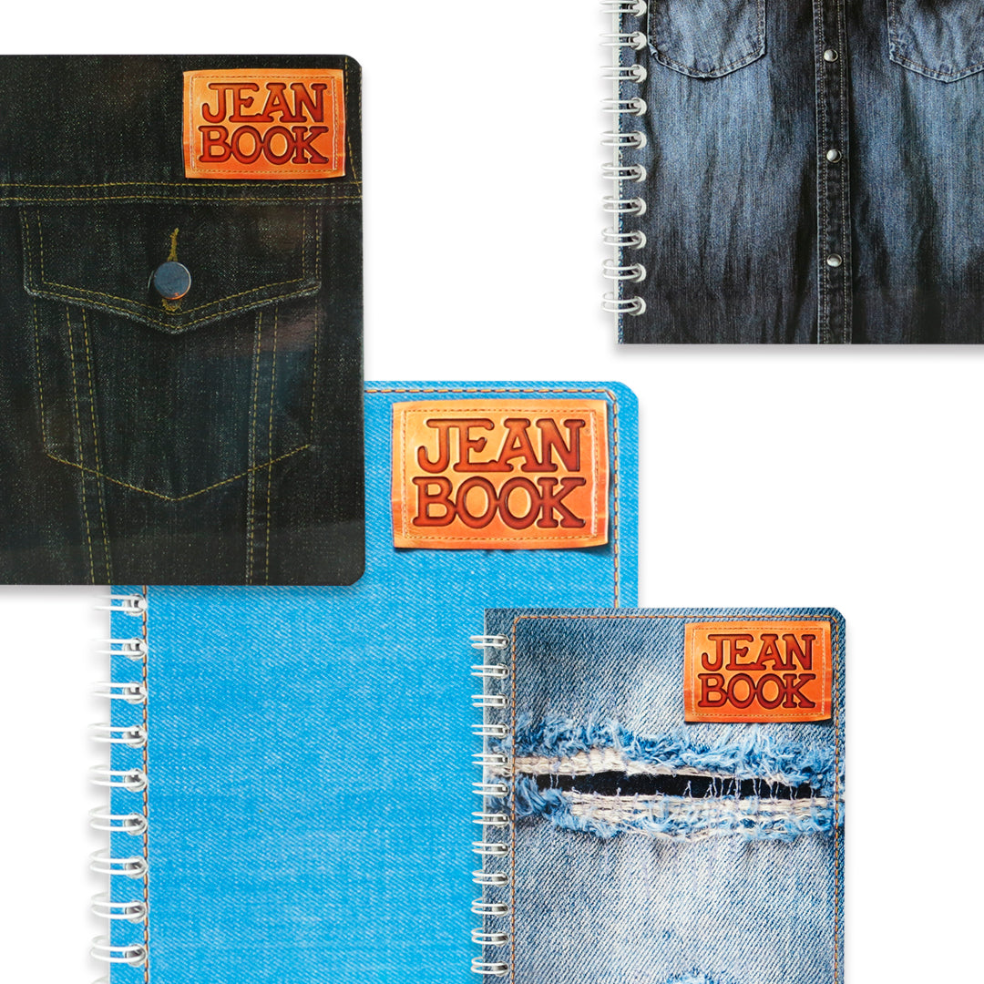 Cuaderno espiral forma francesa Jean Book de 100 hojas.