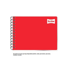 CUADERNO FORMA ITALIANA SCRIBE ESPIRAL 100 HOJAS