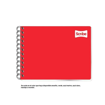 CUADERNO FORMA ITALIANA SCRIBE ESPIRAL 100 HOJAS