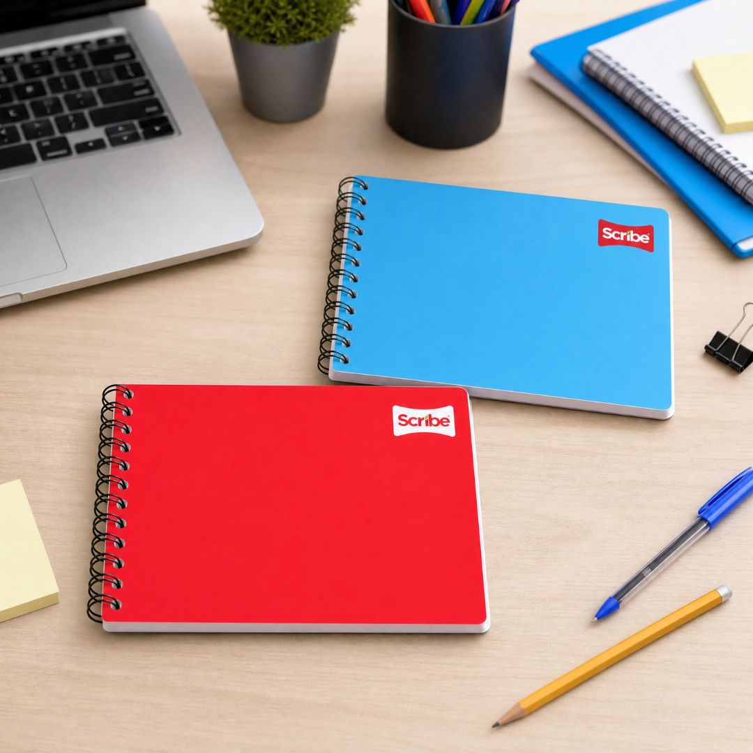 CUADERNO FORMA ITALIANA SCRIBE ESPIRAL 100 HOJAS