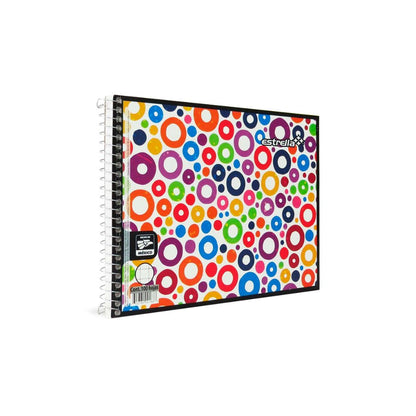 CUADERNO FORMA ITALIANA ESTRELLA STARKID 168 ESPIRAL 100 HOJAS