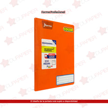Cuaderno profesional Norma cosido cuadro grande de 100 hojas.