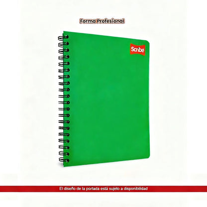 CUADERNO PROFESIONAL SCRIBE CLASICO ESPIRAL 100 HOJAS