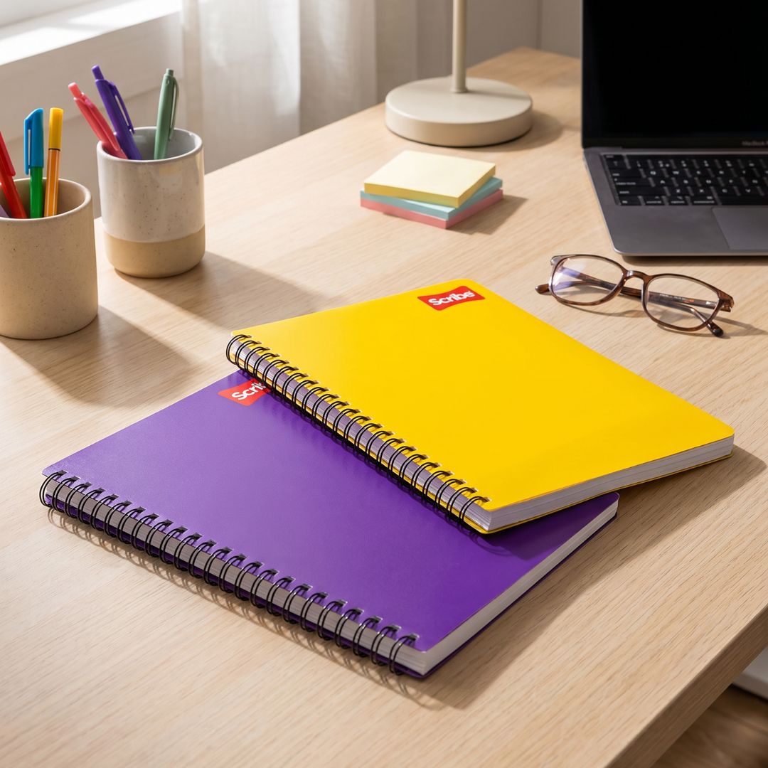 CUADERNO PROFESIONAL SCRIBE CLASICO ESPIRAL 100 HOJAS