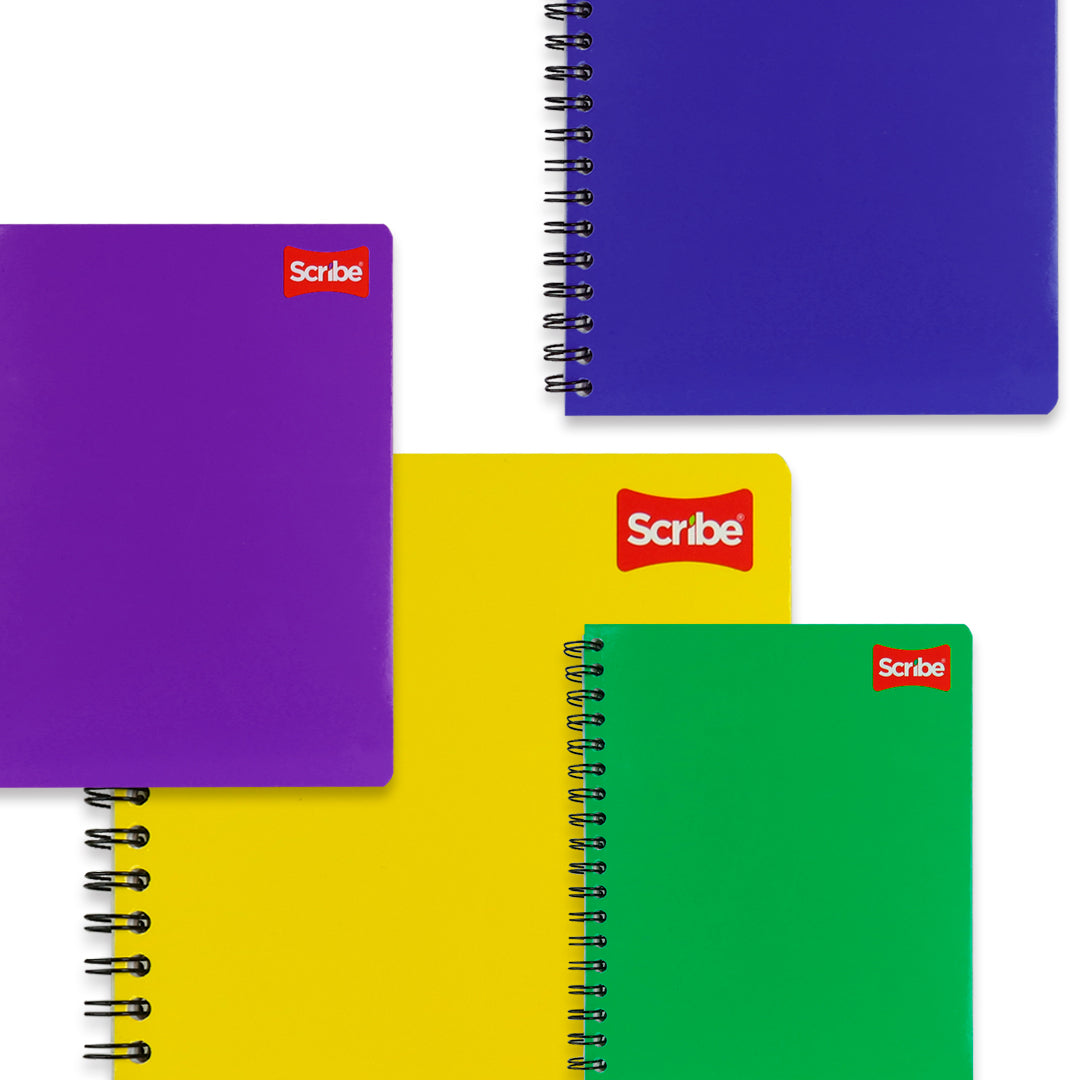 Cuaderno profesional Scribe clásico de 100 hojas.