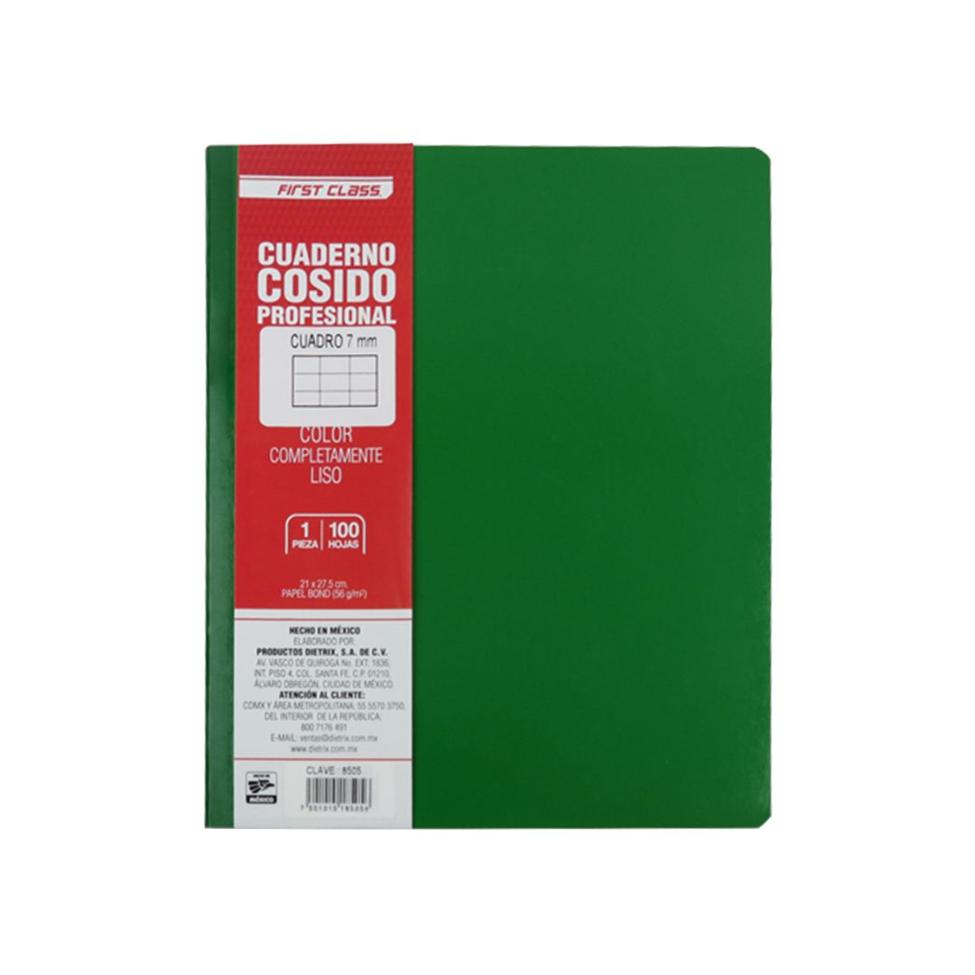 CUADERNO PROFESIONAL DIETRIX FIRST CLASS 100 HOJAS VARIOS COLORES
