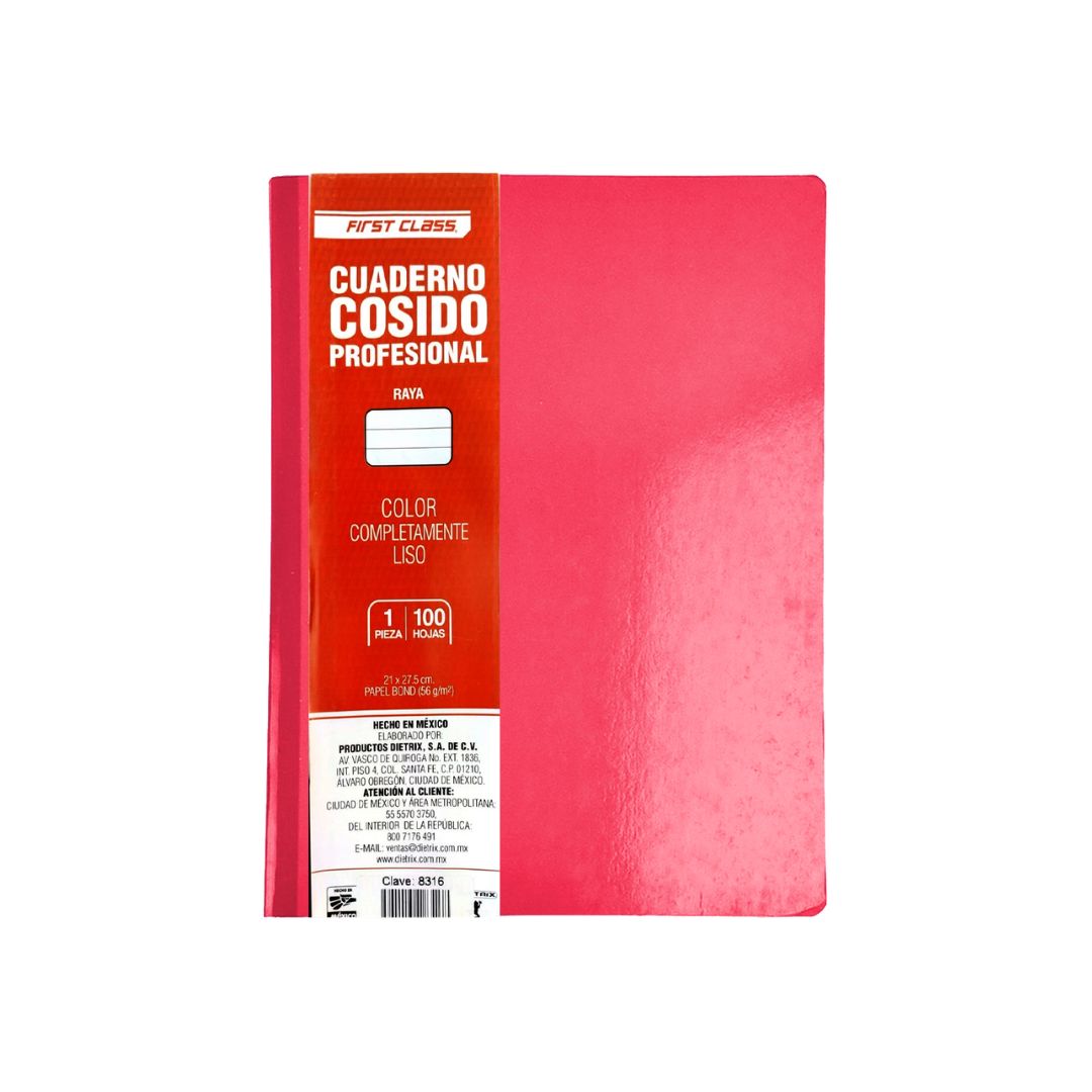 CUADERNO PROFESIONAL DIETRIX FIRST CLASS 100 HOJAS VARIOS COLORES