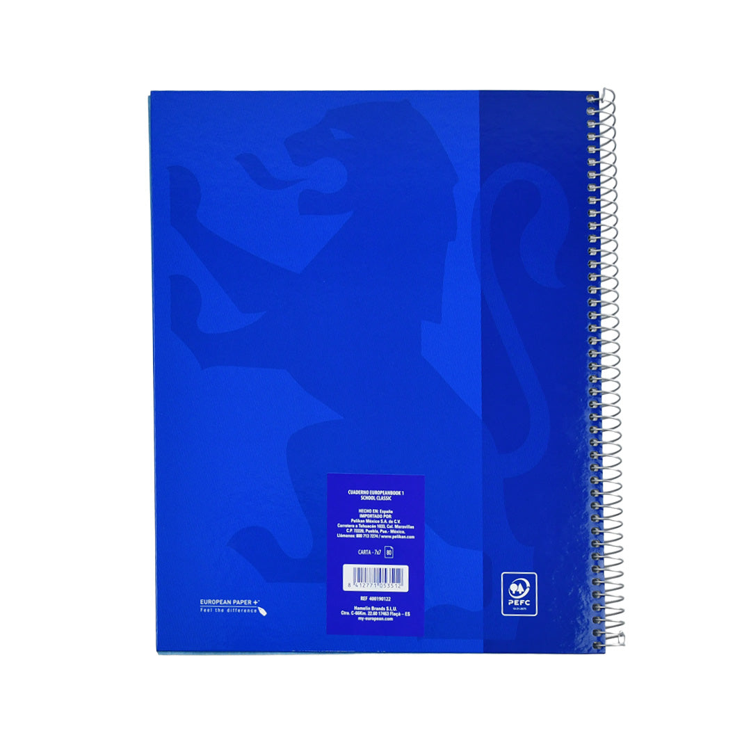 Cuaderno profesional European pasta dura cuadro grande
