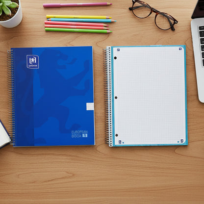 Cuaderno profesional European pasta dura cuadro grande