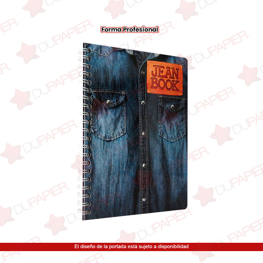 Cuaderno profesional Jean Book de 100 hojas.