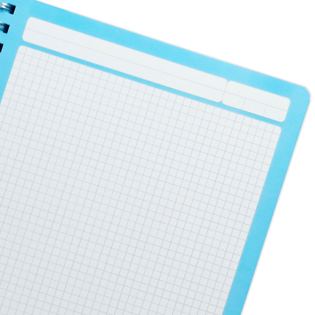 Cuaderno profesional Printaform pasta dura cuadro chico de 200 hojas.