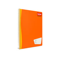 Cuaderno profesional Scribe espiral de 100 hojas.