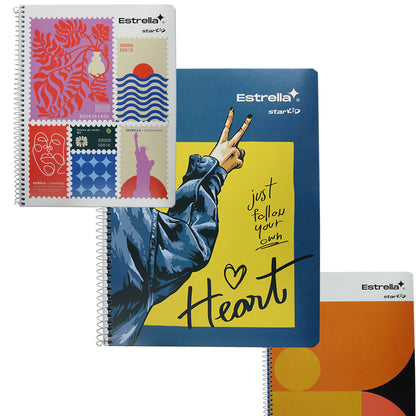 Cuaderno profesional Estrella Starkid de 100 hojas.