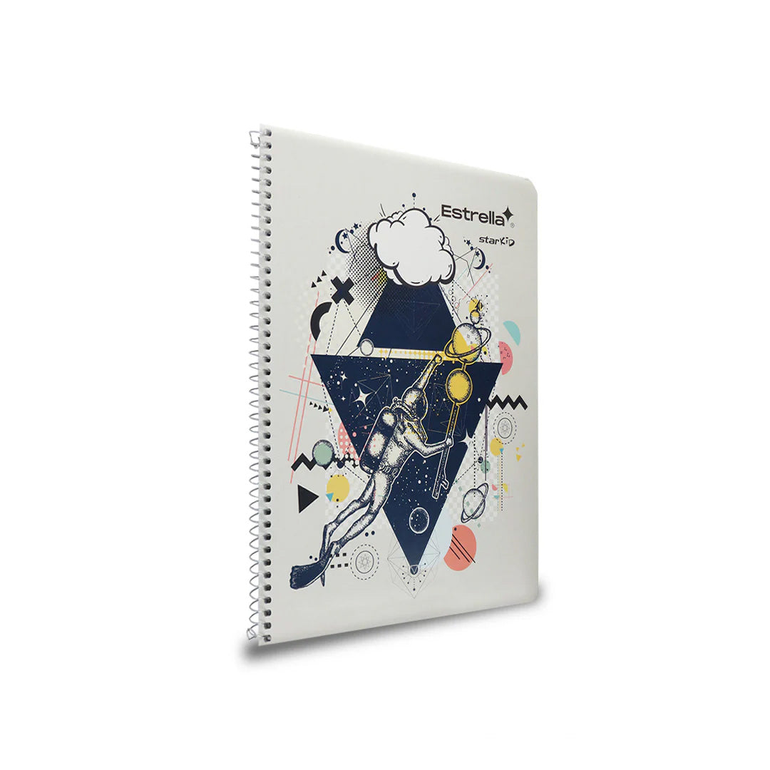 Cuaderno profesional Estrella Starkid de 100 hojas.