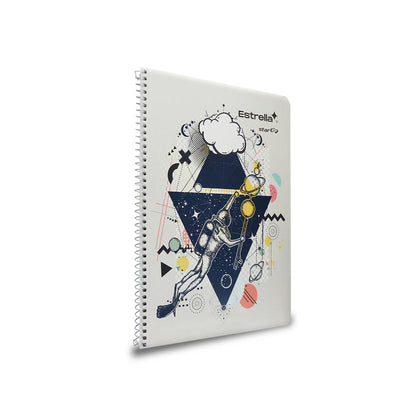 Cuaderno profesional Estrella Starkid de 100 hojas.