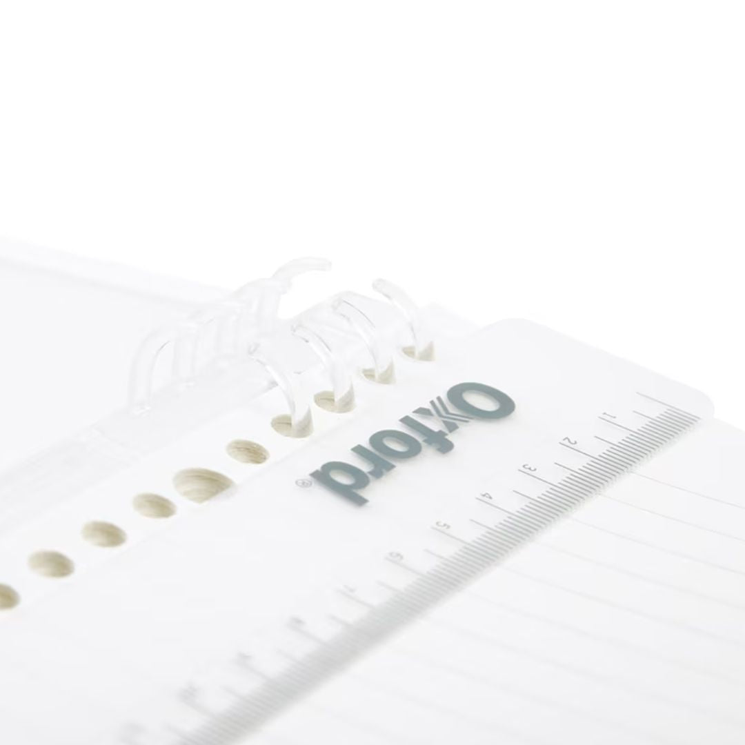 Cuaderno Rellenable Oxford F928 Blanco Traslucido Tamaño B5 Raya