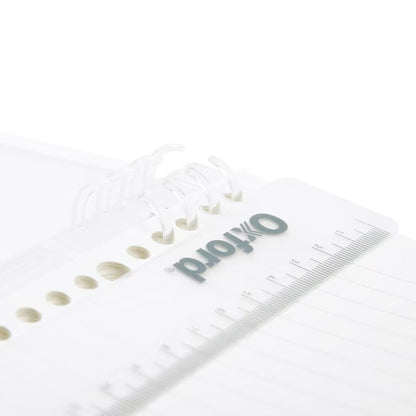 Cuaderno Rellenable Oxford F928 Blanco Traslucido Tamaño B5 Raya