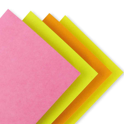 Notas Adhesivas Note-fix 3" x 3" neón de 400 hojas.