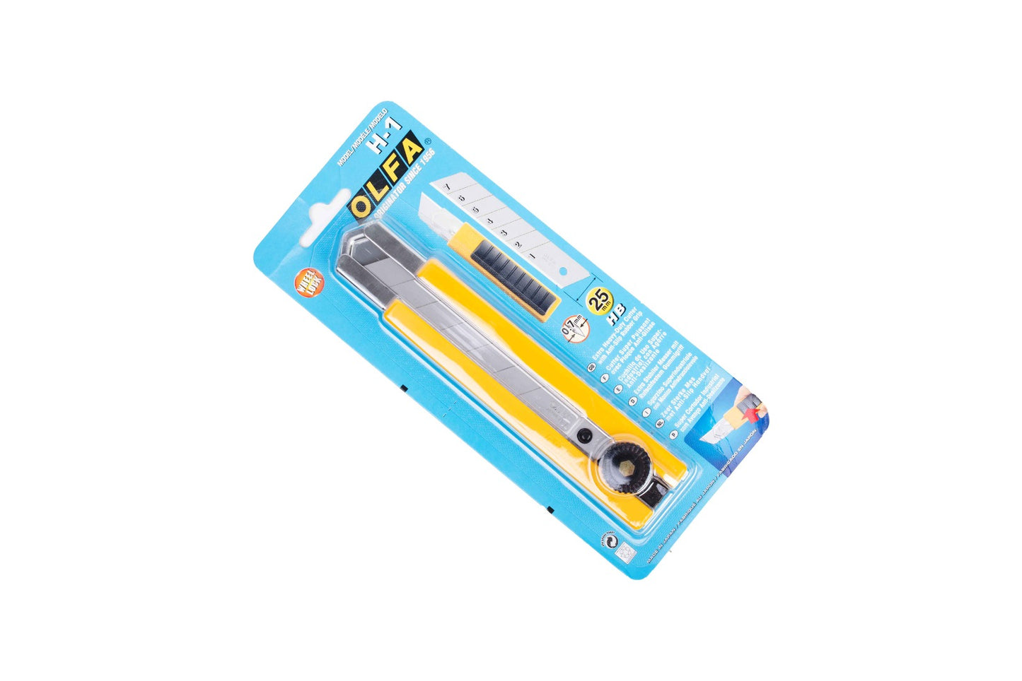 Cutter Olfa H-1 ancho heavy duty de 25 mm