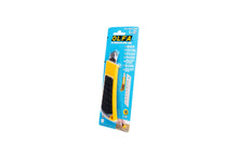 Cutter olfa L-2 con mango antideslizante ancho de 18 mm.
