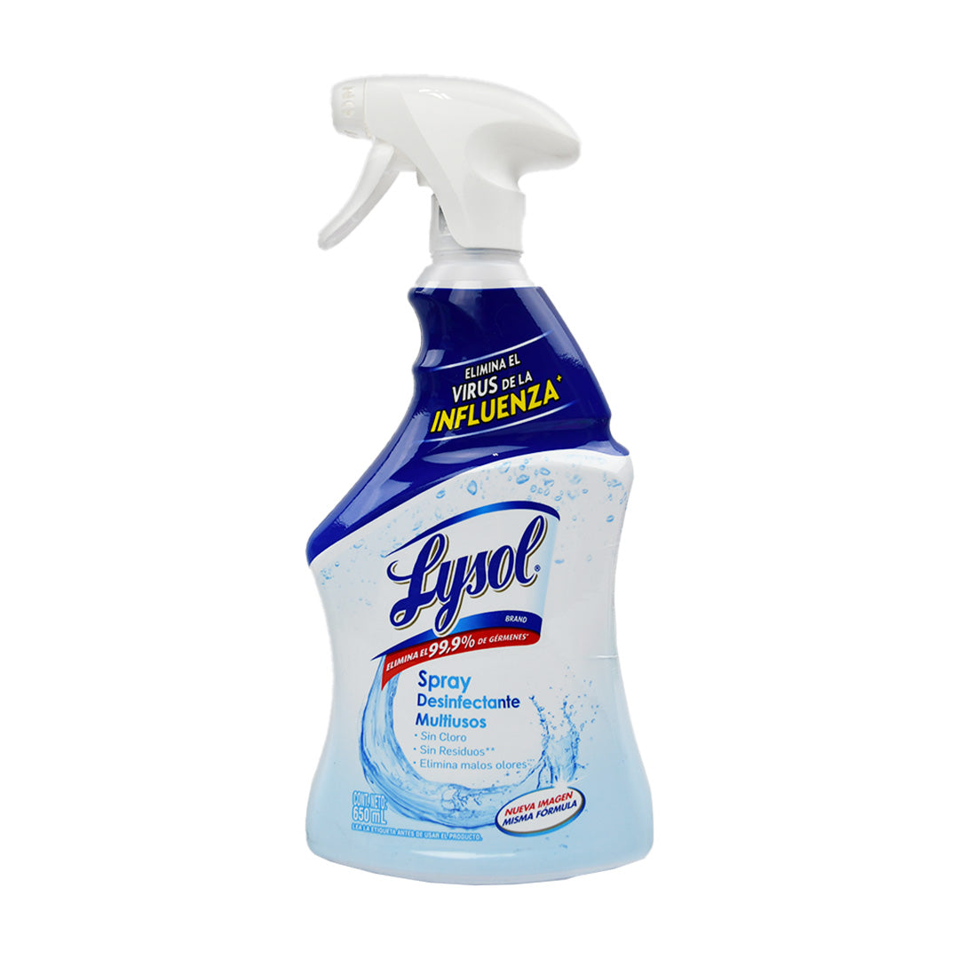 Desinfectante Lysol spray trigger multiusos 650 ml.