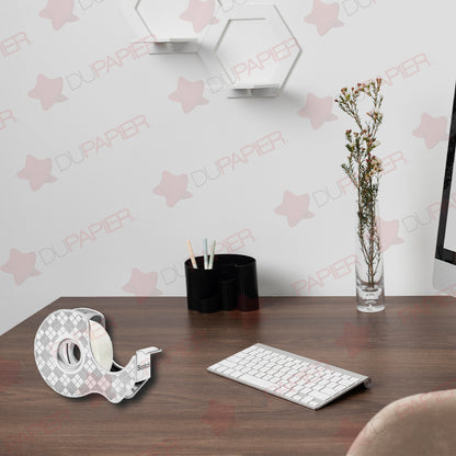 Despachador de cinta Scotch mágico metálico con 2 repuestos.