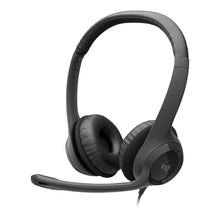 Diadema Logitech H390 micrófono USB alámbrico negro.