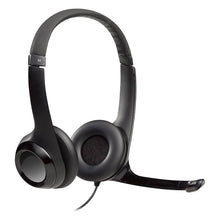 Diadema Logitech H390 micrófono USB alámbrico negro.