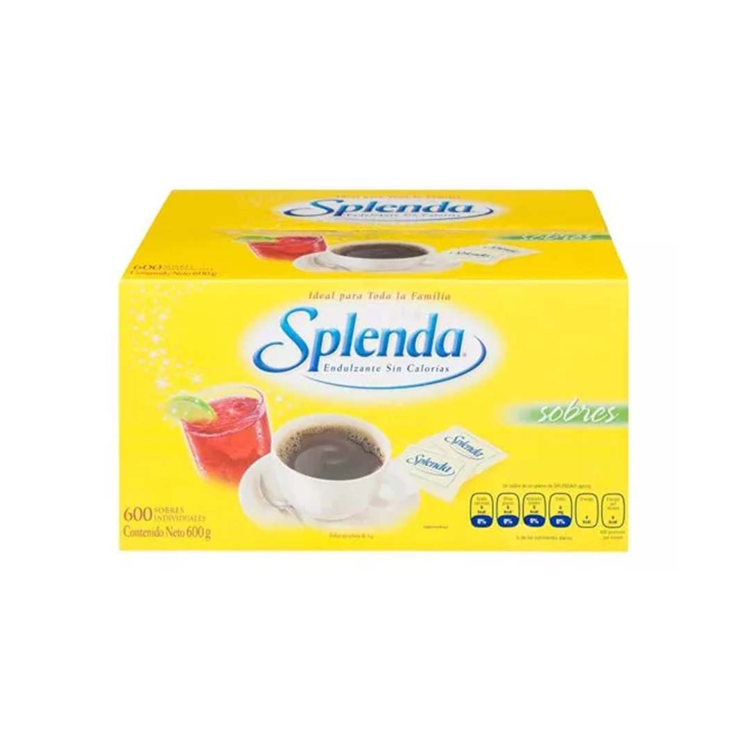 Endulzante splenda c/600 sobres 1 gr c/u