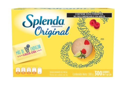 Endulzante Splenda original caja con sobres de 1 g / cu