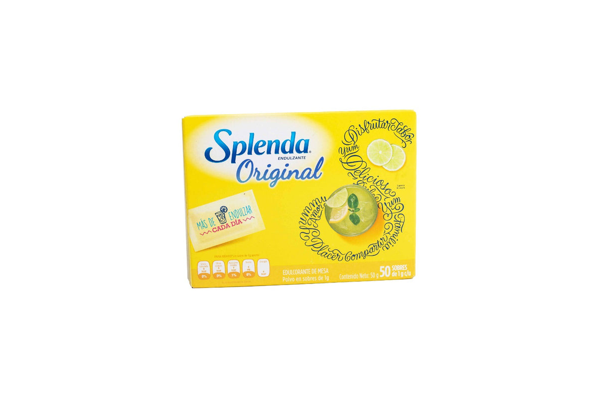 Endulzante Splenda original caja con sobres de 1 g / cu