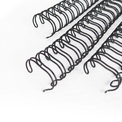Espiral Perfex wire-o metálico negro