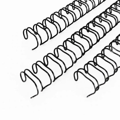 Espiral Perfex wire-o metálico negro