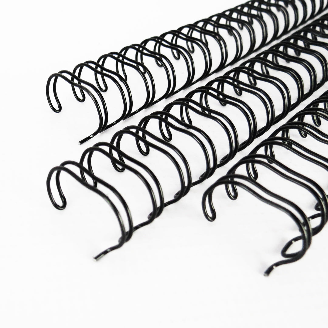 Espiral Perfex wire-o metálico negro