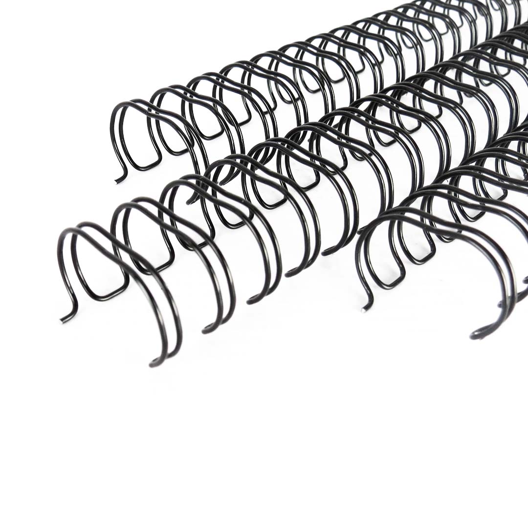 Espiral Perfex wire-o metálico negro