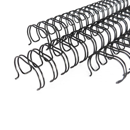 Espiral Perfex wire-o metálico negro
