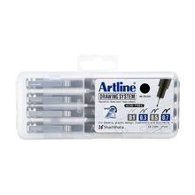 Estilográfico ARTLINE estuche con 4 piezas 0.1, 0.3 , 0.5 Y 0.7 MM