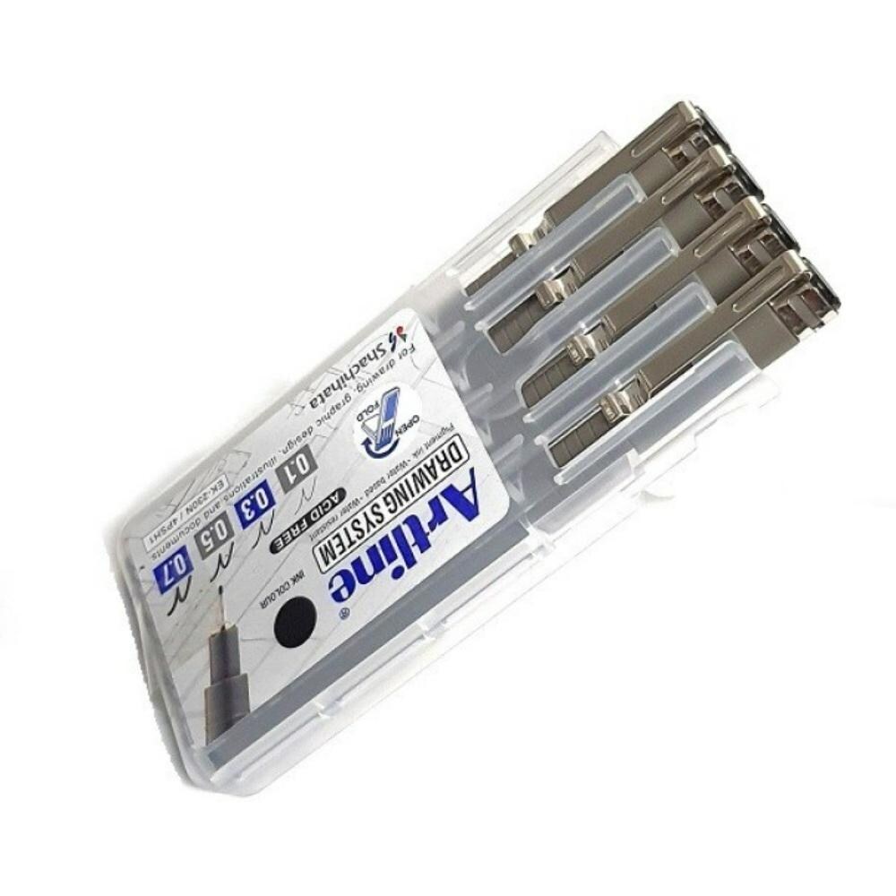Estilográfico ARTLINE estuche con 4 piezas 0.1, 0.3 , 0.5 Y 0.7 MM