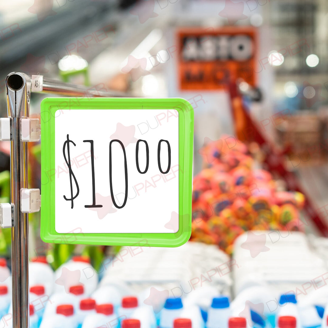 Etiqueta del numero 19 50x50 mm paquete con 168 pzas