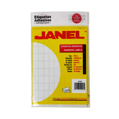 Etiqueta adhesiva Janel.